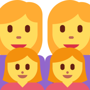 Twitter 👩‍👩‍👧‍👧 Family: Woman & Woman & Girl & Girl