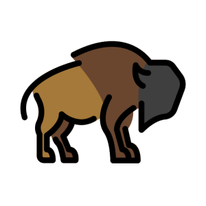 Openmoji🦬 Bison