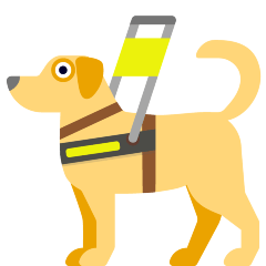 Openmoji🦮 Guide Dog