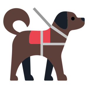 Emojidex 🐕‍🦺 Service Dog