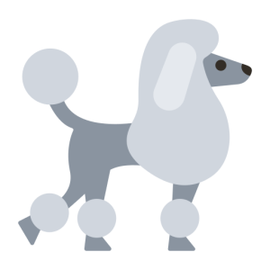 Emojidex 🐩 A Poodle