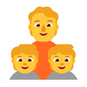 Microsoft 🧑‍🧒‍🧒 Family: Adult, Child, Child