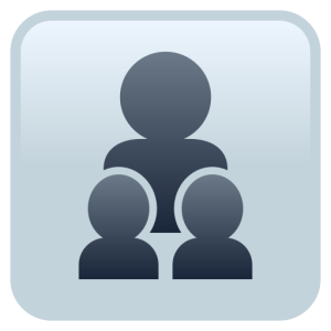 Facebook 🧑‍🧒‍🧒 Family: Adult, Child, Child