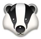 Openmoji🦡 Badger